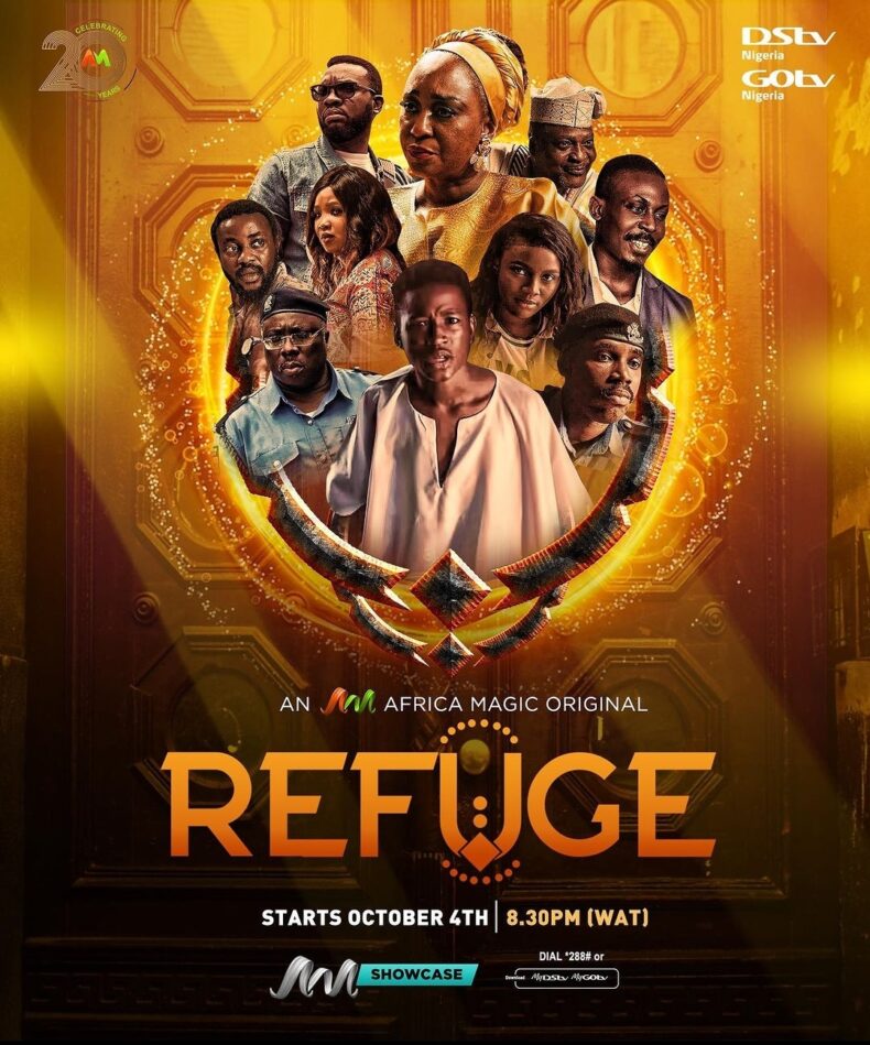 Africa Magic series Refuge poster nollywood Reinvented